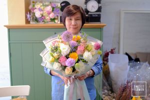 เรียนจัดช่อดอกไม้ Natural Hand-tied  2021