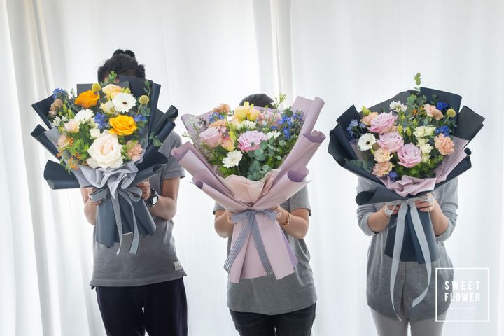 Natural hand tied bouquet