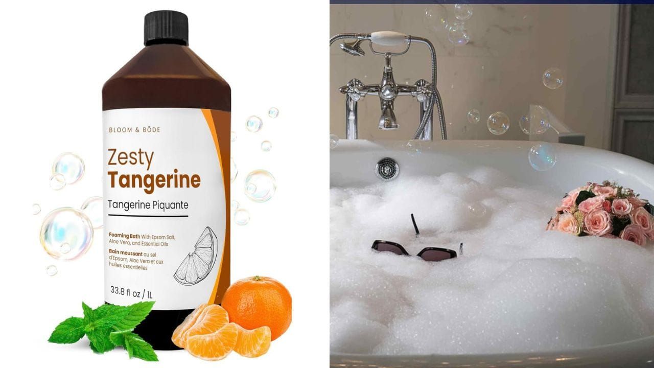 Bloom & Bōde Luxury Foaming Bath Natural Scented Bubble Bath with Essential Oils and Epsom Salt Review