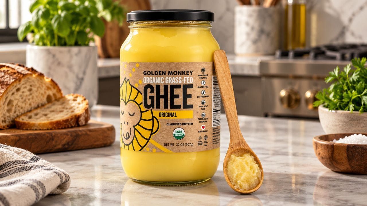 Golden Monkey Organic Ghee Butter – Grass Fed Review