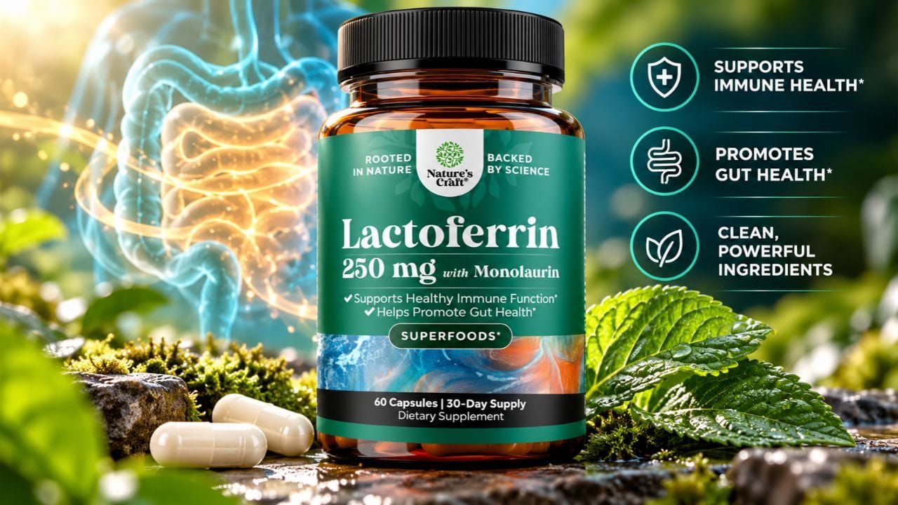 Nature's Craft High Strength Lactoferrin and Monolaurin Supplement Review