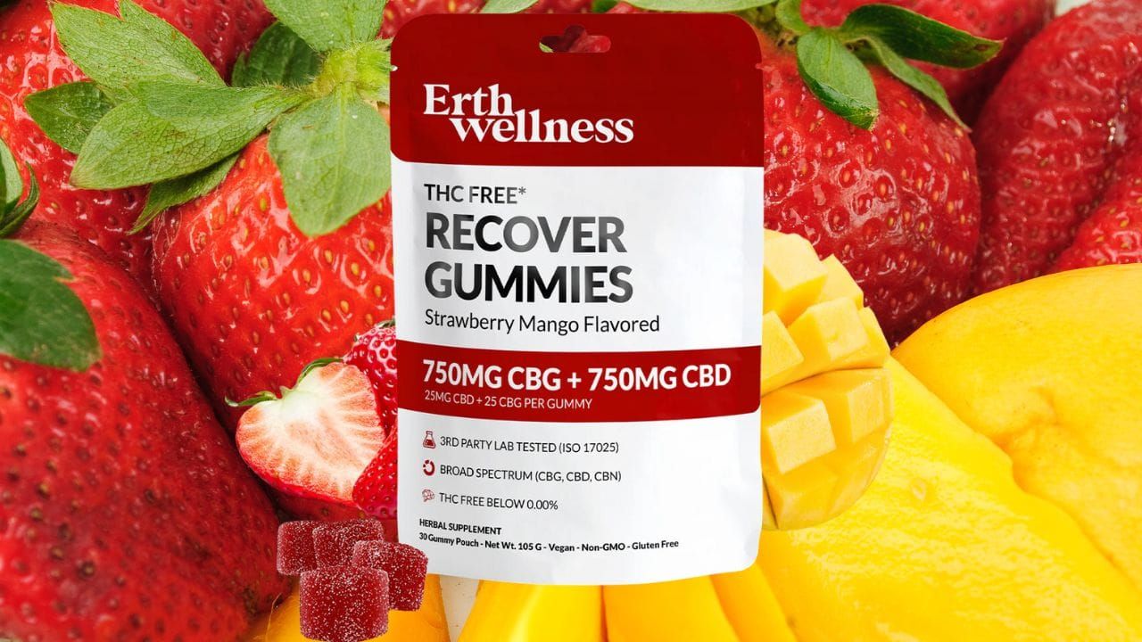 Erth Wellness THC-Free Recover Gummies: From Pain to Peace These Gummies Are a Game Changer