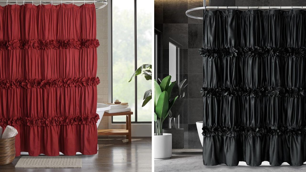 Ruffle Shower Curtain: Transform Your Bathroom with Homechoice Decor Ruffle Shower Curtain