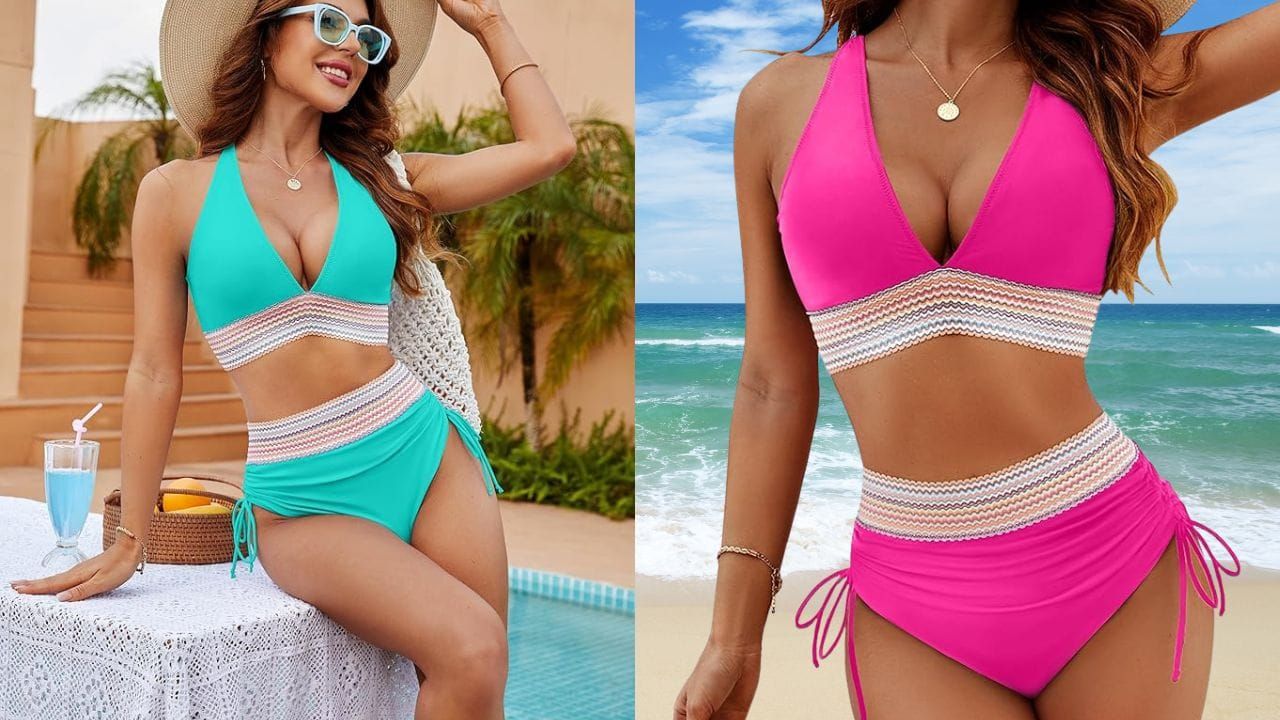 High Waisted Bikini Set: Turn Heads This Summer with the Blooming Jelly High Waisted Bikini Set