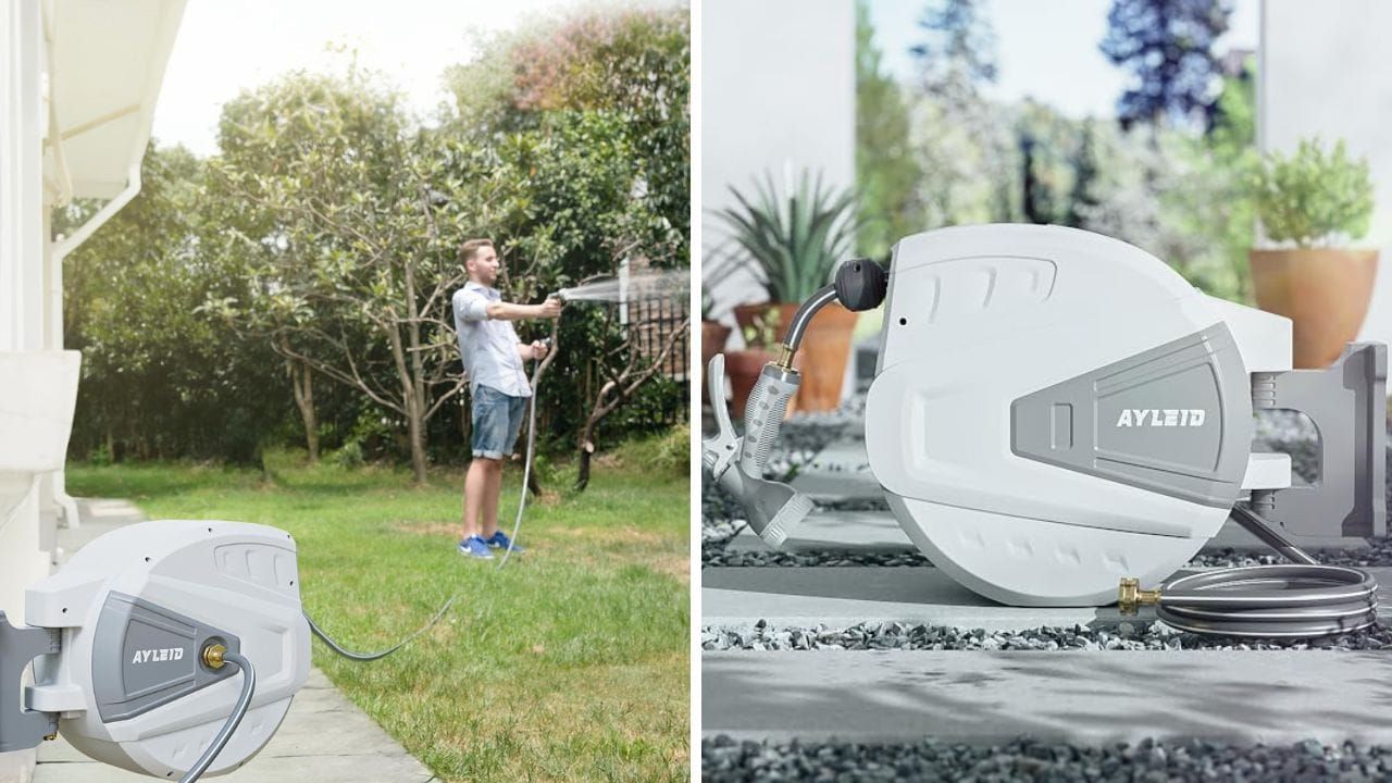 Ayleid Retractable Garden Hose Reel: The Ultimate Tool for Effortless Gardening