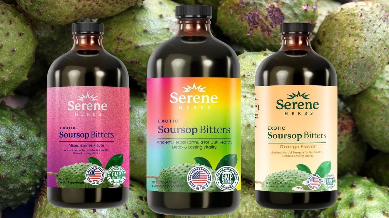 Serene Herbs Soursop Bitters Liquid: A Flavorful Journey to Gut Health and Wellness