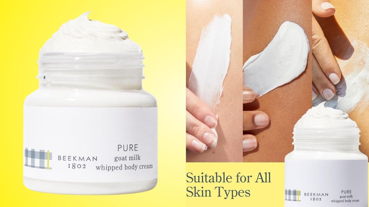 Indulge in Beekman 1802 Whipped Body Butter Cream with Goat Milk