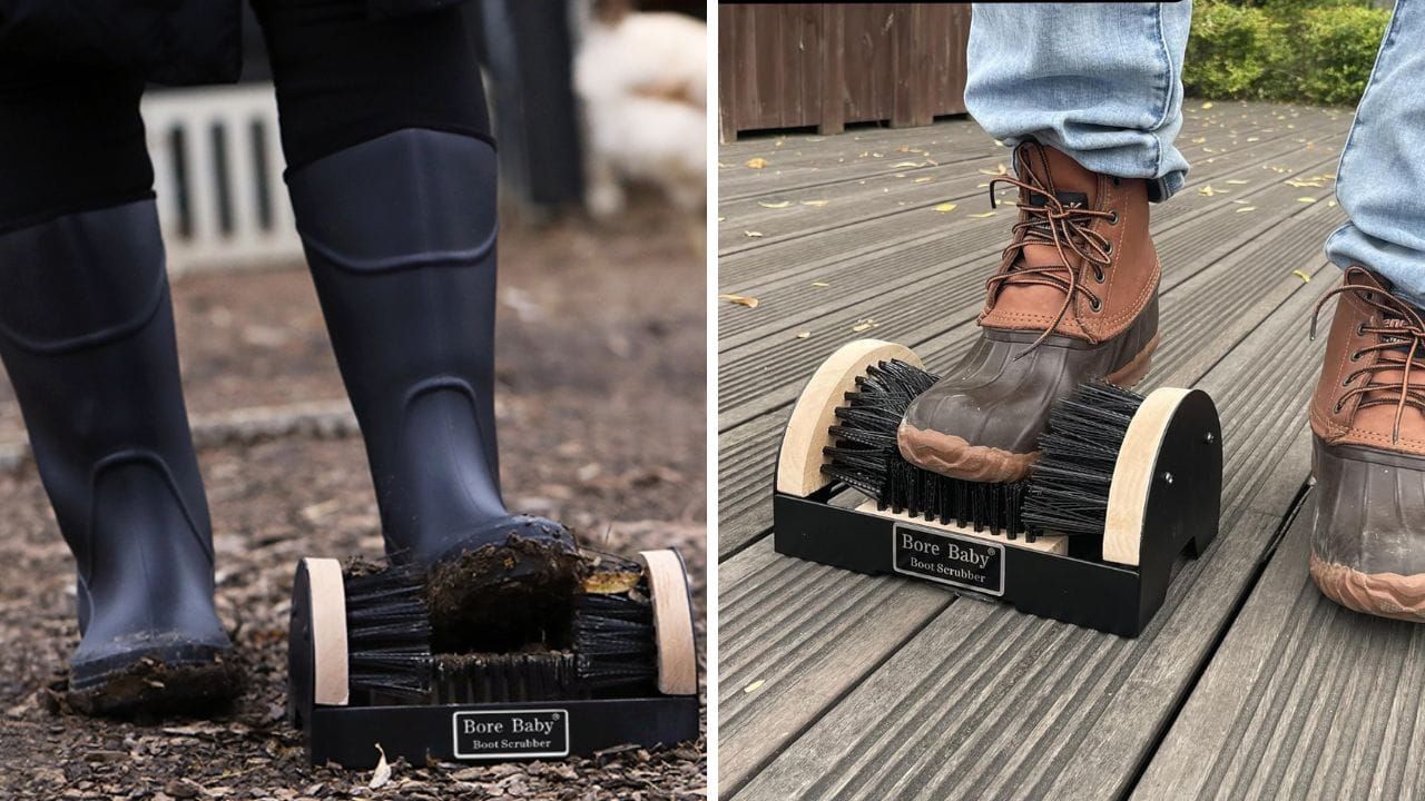 Boot Scrubber: Bore Baby Boot Scrubber Tackles Mud, Dirt & Grime Effortlessly