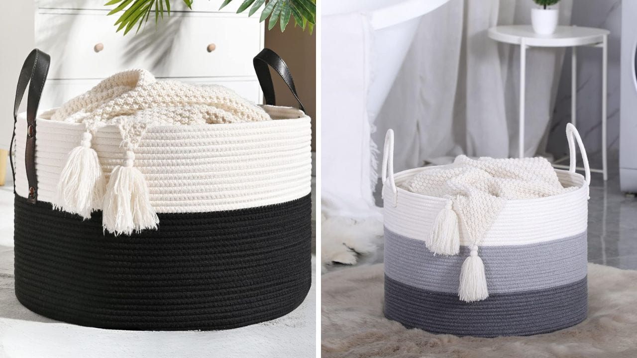 Kakamay Large Blanket Basket: The Ultimate Storage Solution