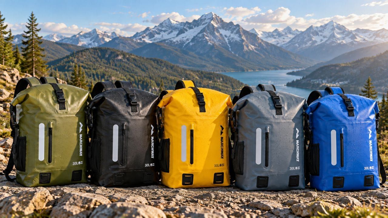 MARCHWAY Roll Top Waterproof Backpack: Rugged Hiking Dry Bag Review
