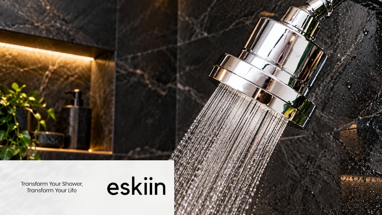 Eskiin Filtered Showerhead - Best Shower Head With Filters For Healthy Hair & Skin