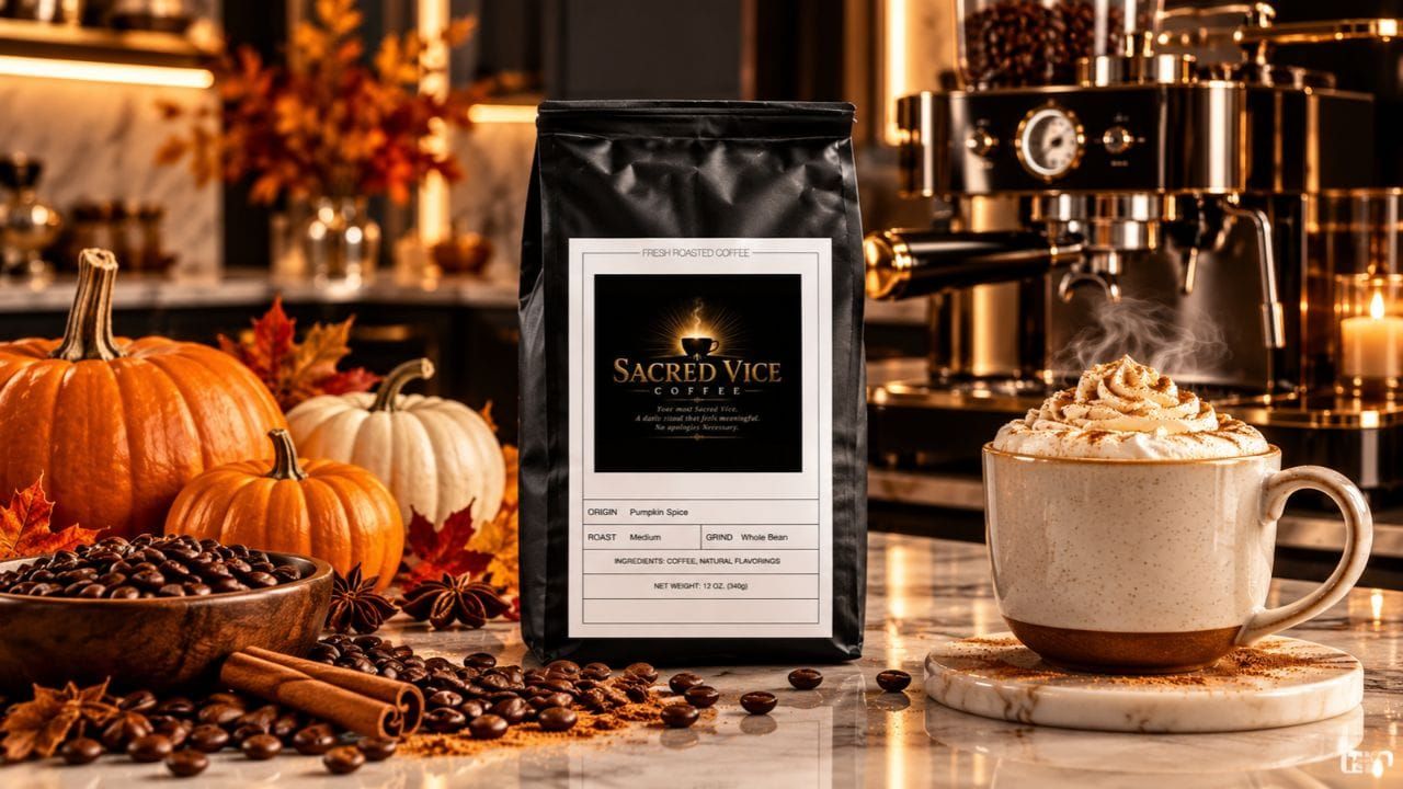 Sacred Vice Coffee: Autumn Vice - Pumpkin Spice Coffee Review