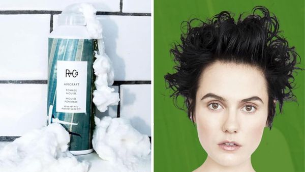 R+Co Aircraft Pomade Mousse - Lightweight Non-Sticky Styling Foam