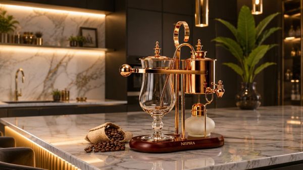 Nispira Belgium Royal Family Balance Syphon Unique Gravity Vintage Coffee Maker Review