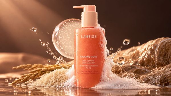 LANEIGE Balance Mode Rice Foaming Korean Gel Cleanser Review