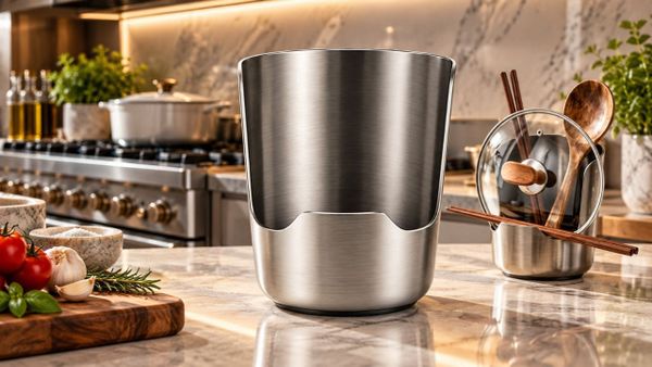 Rainpot Stainless Steel Utensil Holder and Spoon Rest for Kitchen Counter Review
