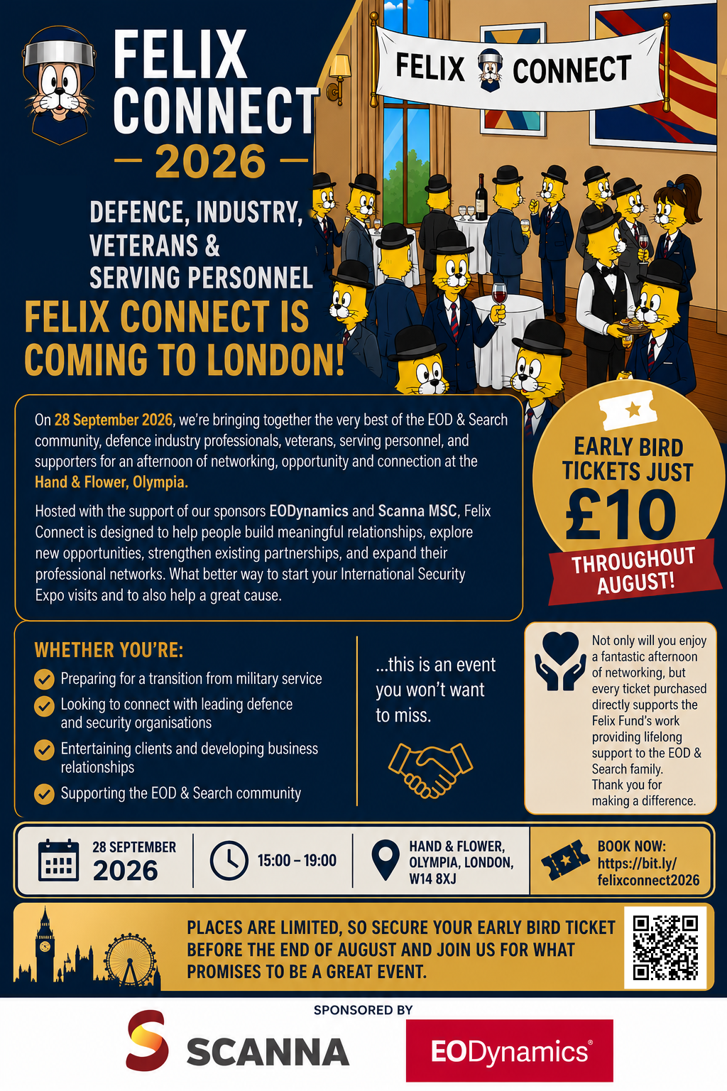 RedHashMagazine and DarkForge Defence are proud to support the Felix Fund - the bomb disposal charity