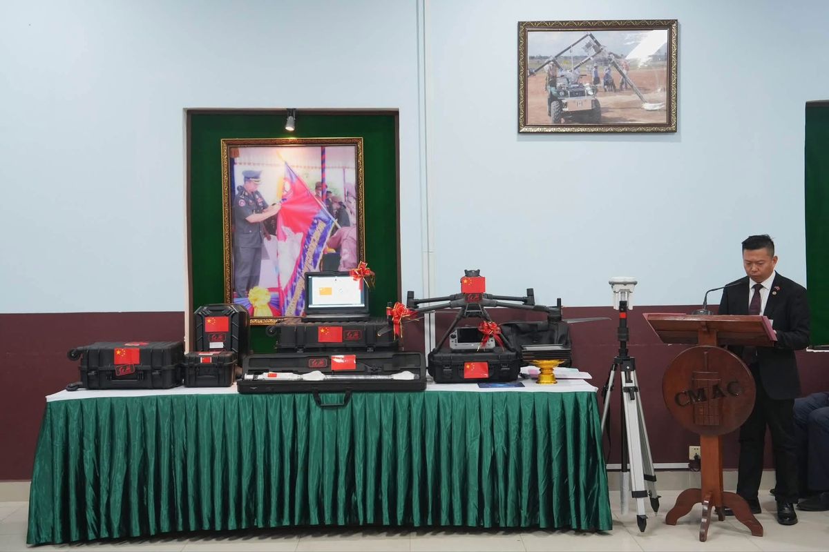 Chinese company to provide drones for Cambodian landmine clearance operations