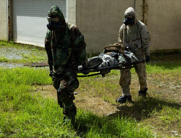 US Marines carry out CBRN training in Okinawa, Japan