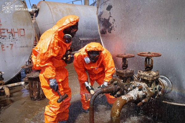 Russian strike on Ukrainian critical infrastructure facility causes chemical leak