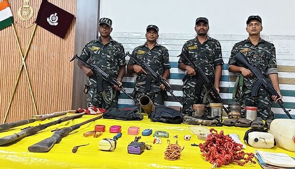Maoist ammunition dump busted in Odisha, Chhattisgarh, India