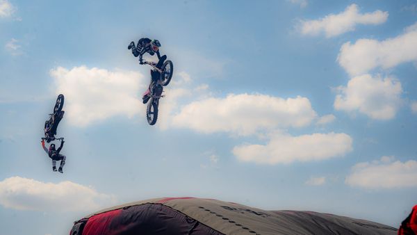 MGK Day 2025 in Cleveland — Machine Gun Kelly, Nitro Circus and the Lost Americana signage