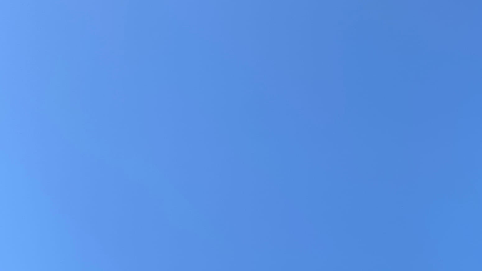 A patch of clear blue sky