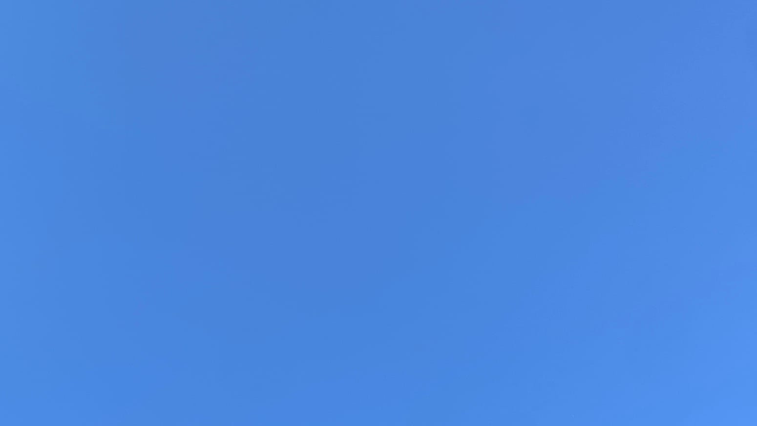 A patch of clear medium-deep blue sky.