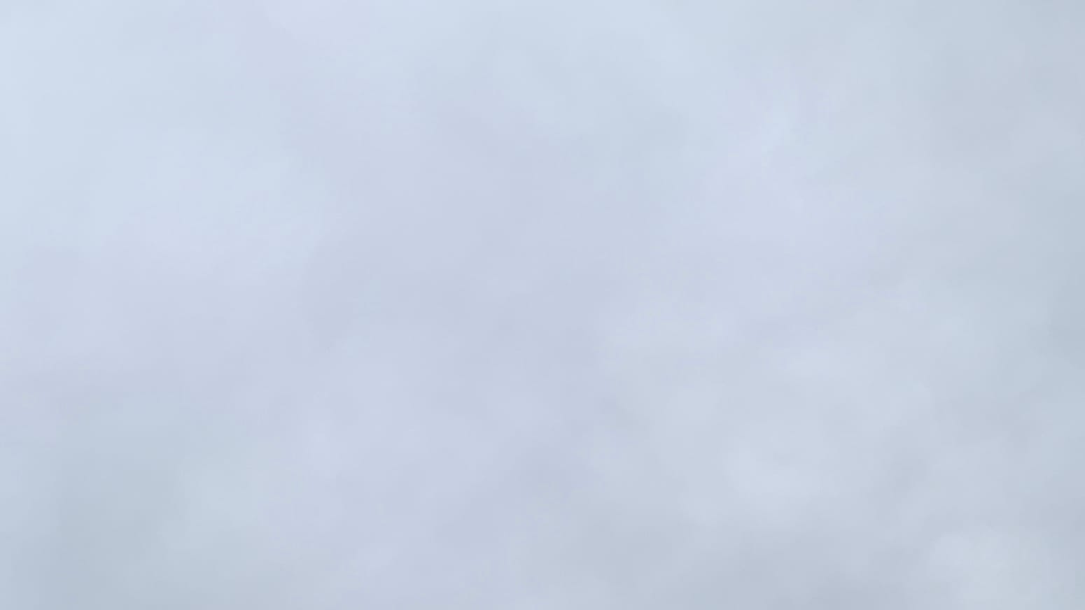 A patch of light gray cloudy sky, with some slightly darker gray texture to the clouds. 