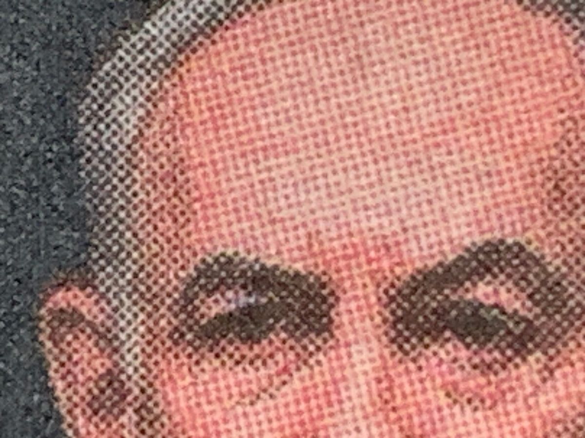 Detail of a New York Times photo of Benjamin Netanyahu