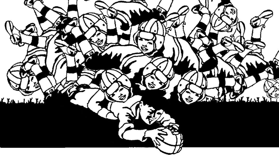 Indignity Vol. 2, No. 82: Putting the "pig" in "pigskin."