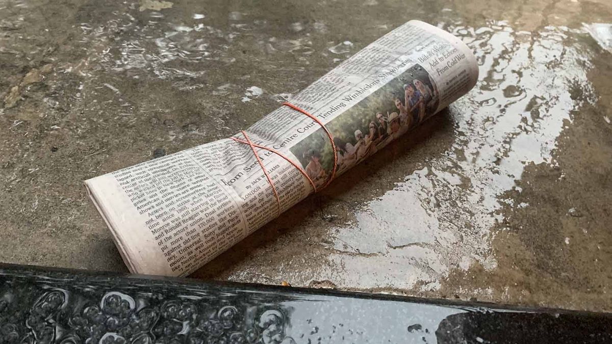 Indignity Morning Podcast No. 107: A guy in a bulletproof vest with a cowboy hat on.