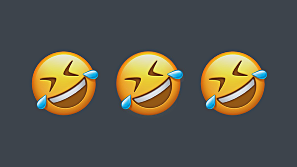 Laughing with tears emoji