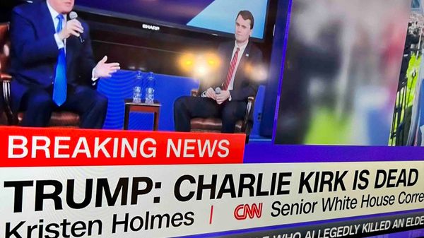 CNN CHYRON: TRUMP: CHARLIE KIRK IS DEAD