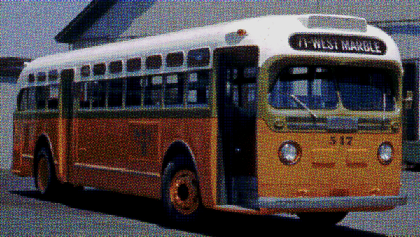 Route No. 71-WEST MARBLE, Bus No. 547