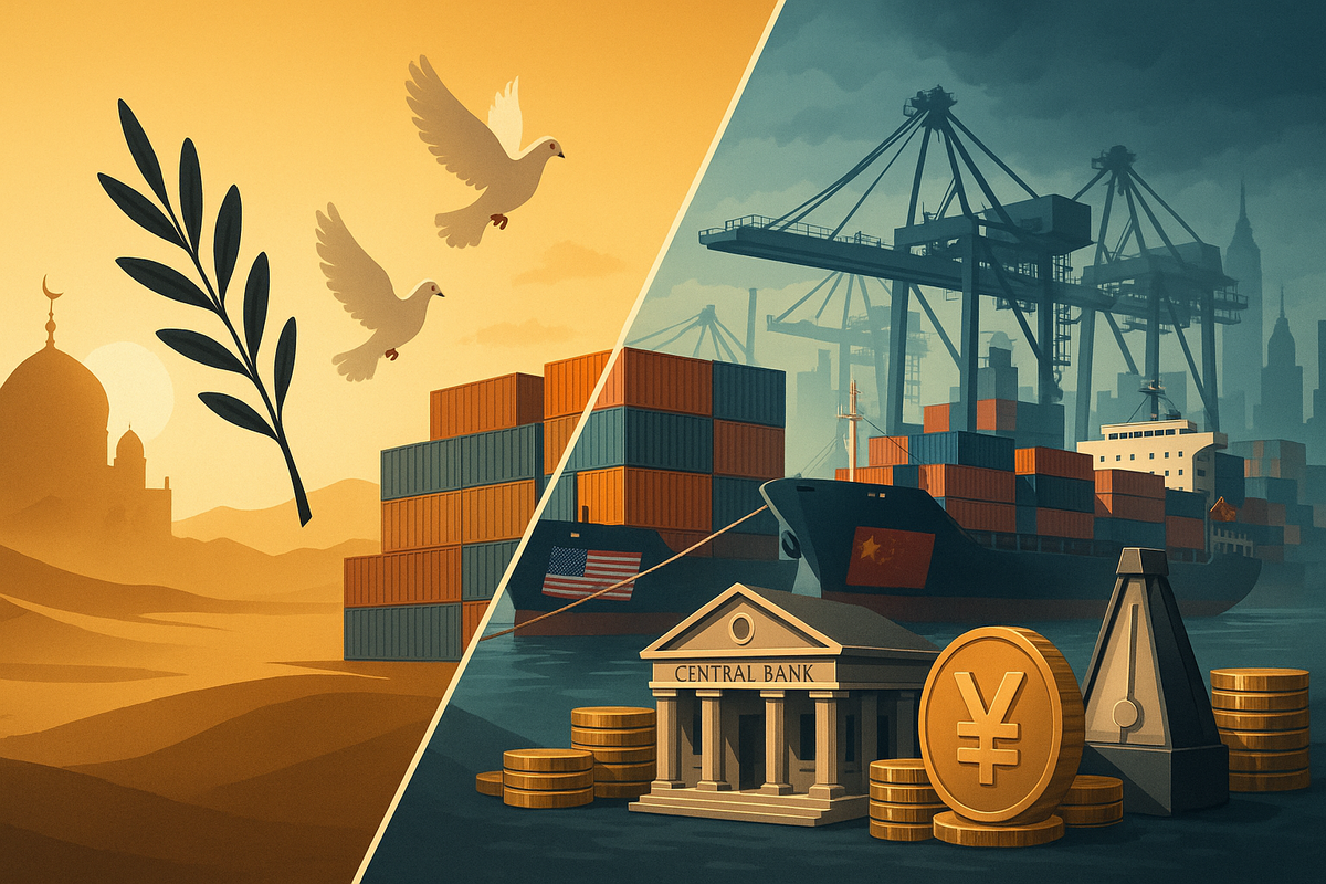 Peace in Middle East but tensions Far East? - The markets next week (13.10.25 - 17.10.25)