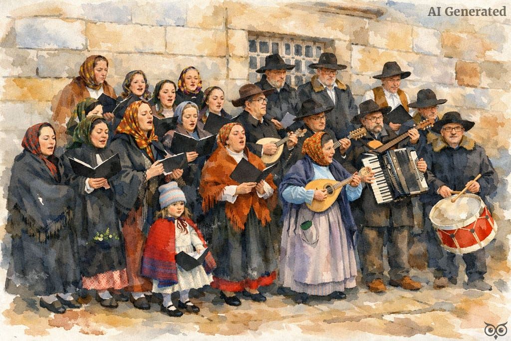 Porque se canta as Janeiras em Portugal...