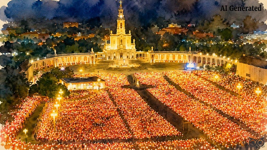 A Procissão de Velas no Santuário de Fátima