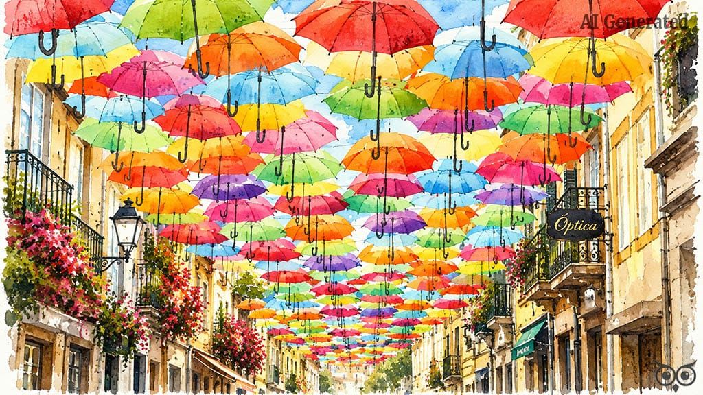 Águeda, a Cidade Que Pôs Guarda-Chuvas no Céu