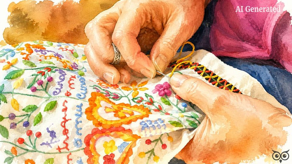 Os lenços dos namorados, cartas de amor bordadas