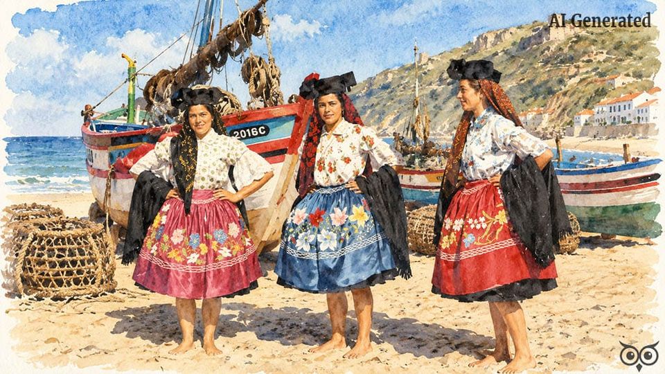 A Senhora que parou um cavalo e as sete saias da Nazaré