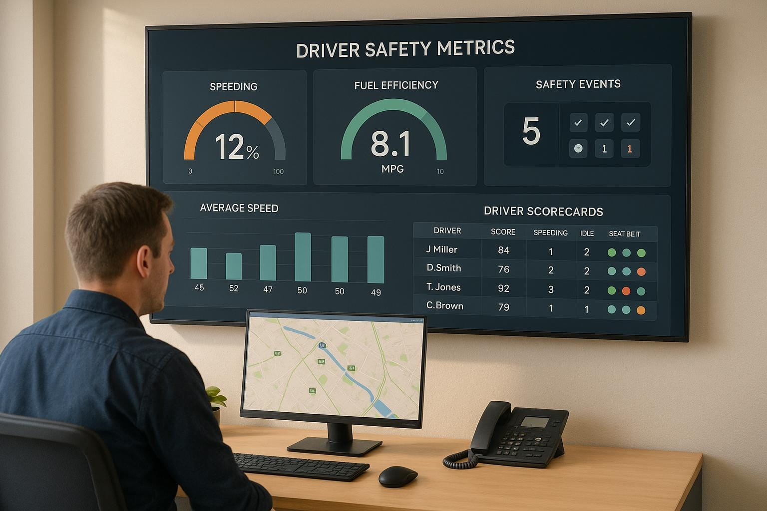 Top Metrics for Driver Safety Scorecards