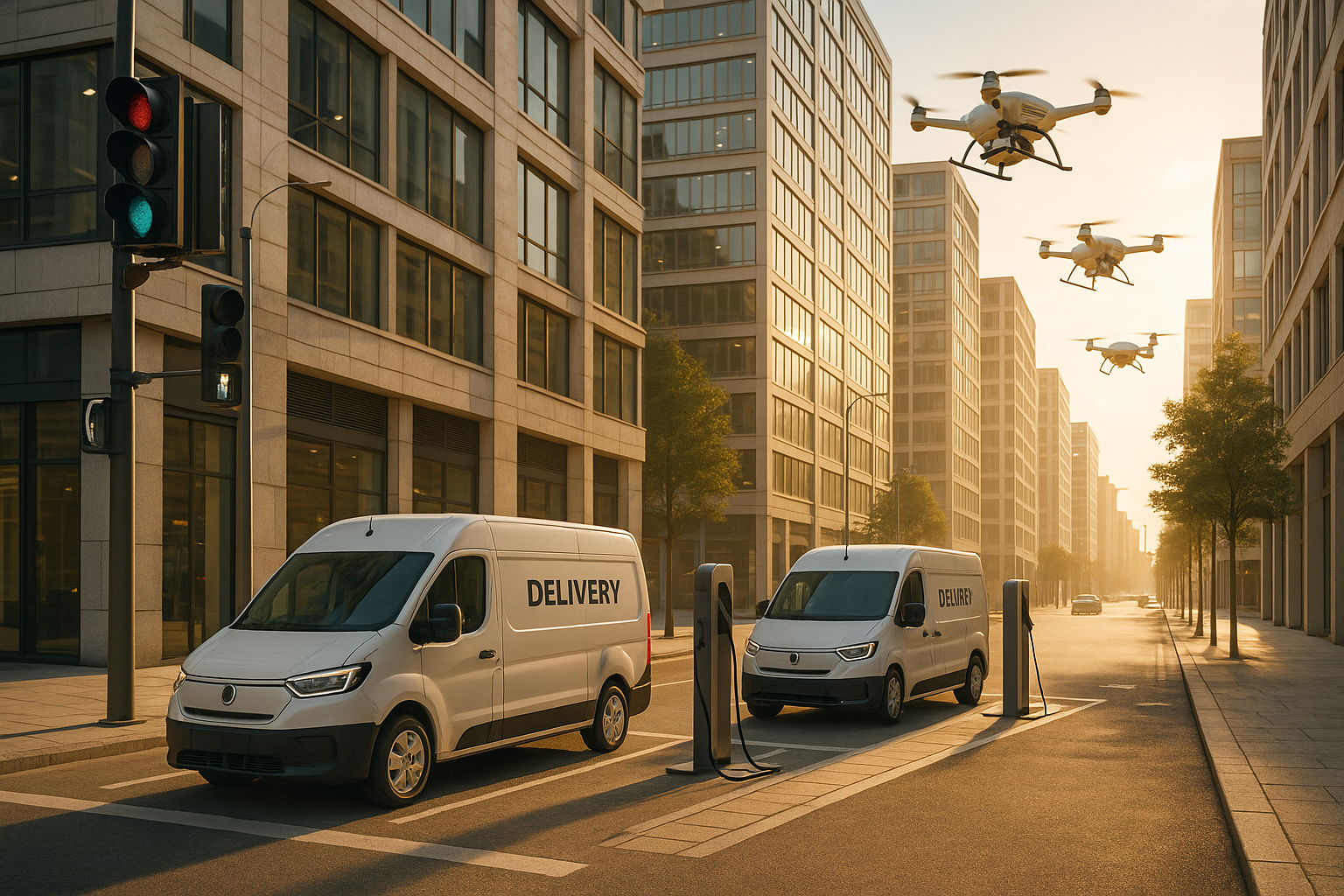 Smart City Infrastructure for Urban Delivery Efficiency