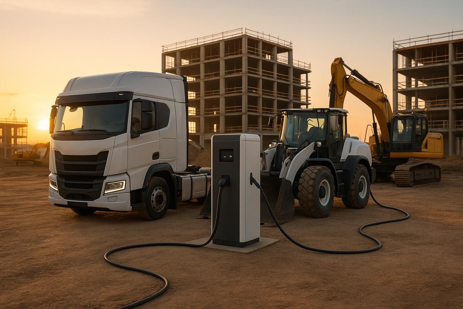 V2G Benefits for Construction Fleets