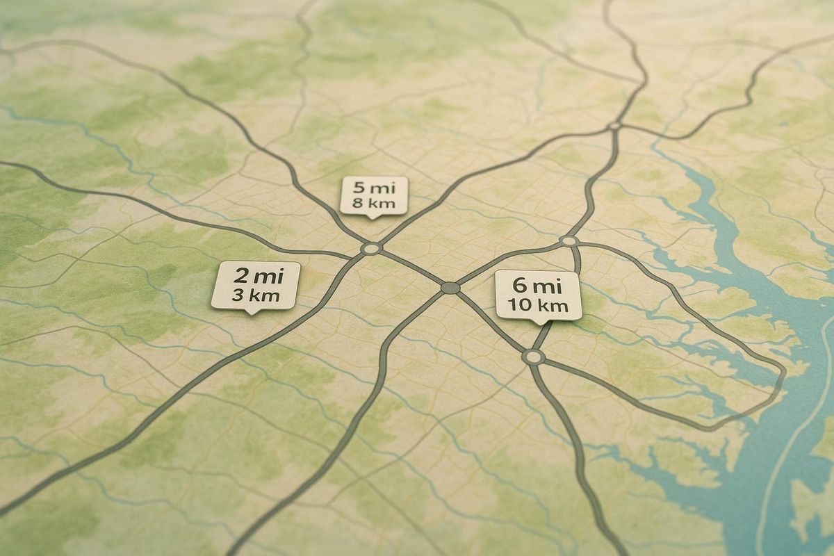 Route Distance Converter for Travel