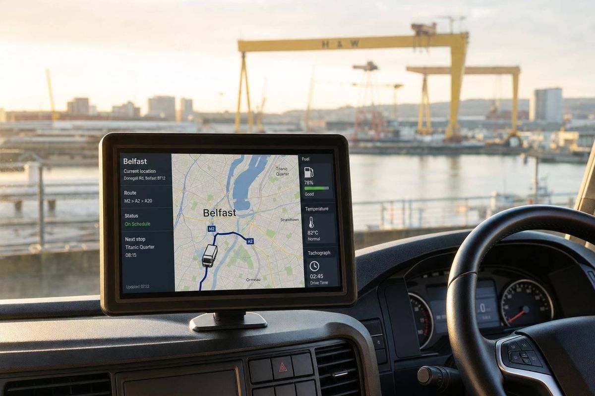 Best Fleet Tracking Devices for Trucks in Belfast