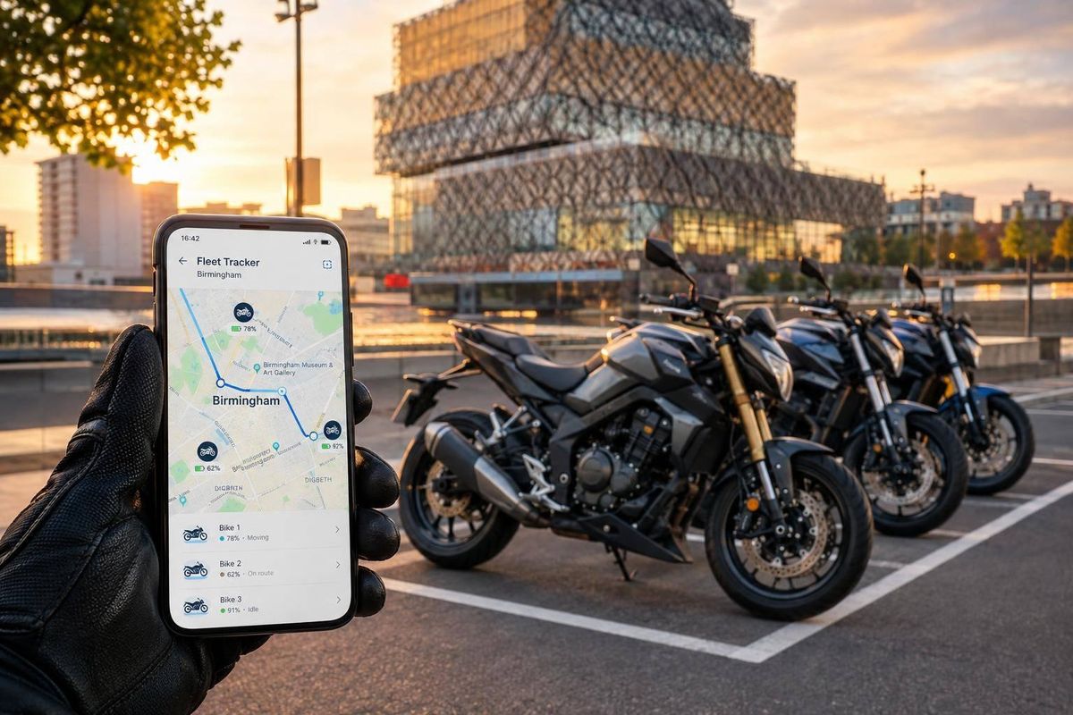Best Fleet Tracking Devices for Motorcycles in Birmingham