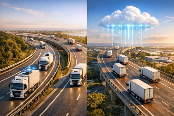 Edge Computing vs Cloud in Fleet Telematics