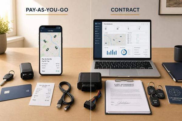 Pay-As-You-Go vs Contract Fleet Tracking