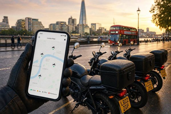 Best Fleet Tracking Devices for Motorcycles in London